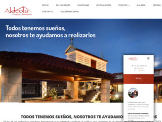 Página web responsive para el Complejo Aldeola
