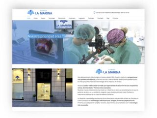 Diseño de página web para Clínica