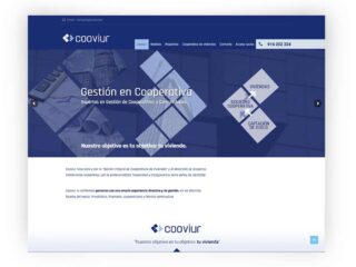 Diseño web Cooviur Desarrollos