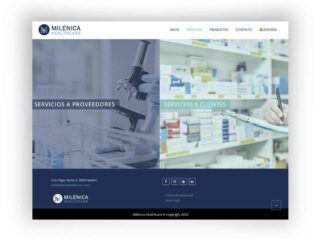 Web Milénica Healthcare