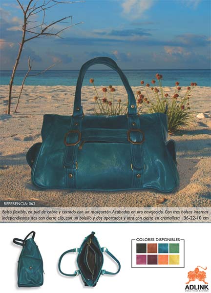 diseño de catálogo de bolsos