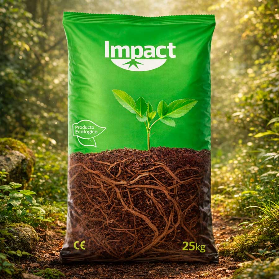 diseño de packaging para producto agricola saco de abono impact