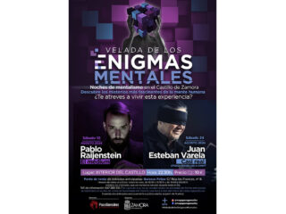 Cartel Velada "Los enigmas mentales"