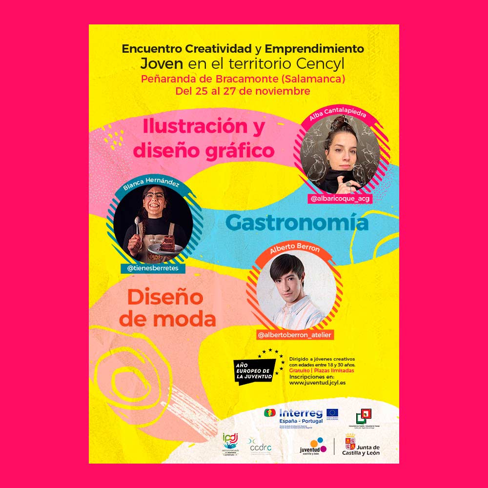 contratar diseño de cartel juventud