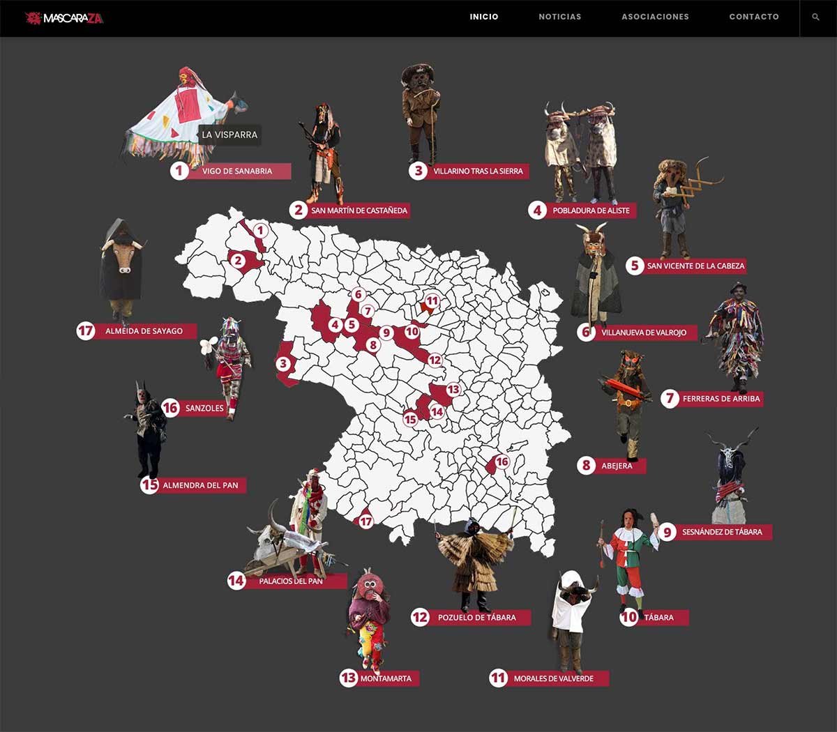 diseño de pagina web para asociación cultural