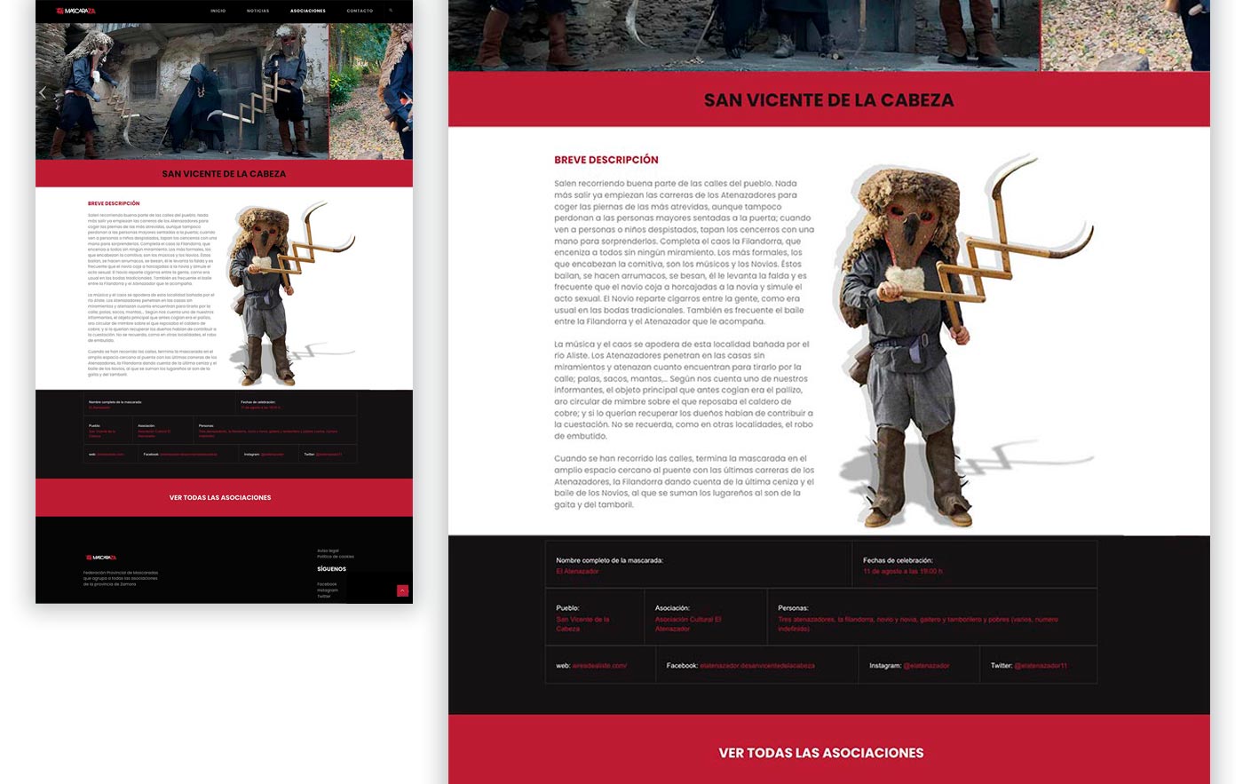 diseño de pagina web para asociación cultural