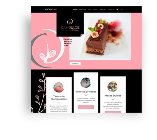 diseño de página web Cheb privado Can Dulce