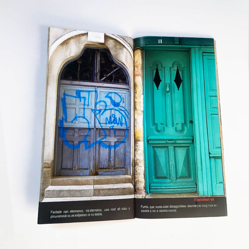 diseño de folleto turístico Zamora te abre sus puertas