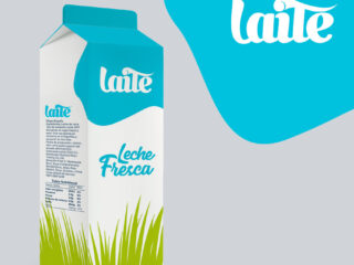 Diseño de imagen corporativa y packaging para leche | Laite