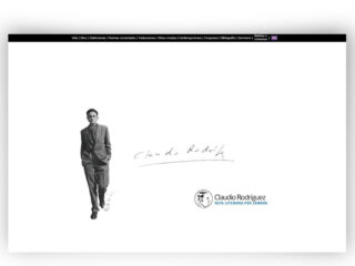 Web escritor Claudio Rodríguez