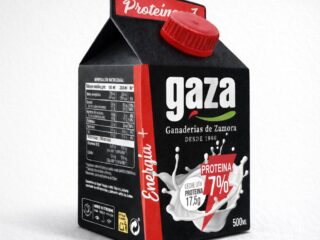 Diseño de packaging para leche alta en proteínas