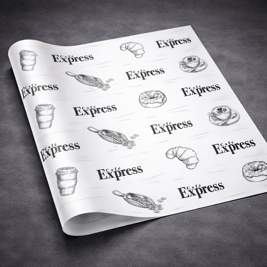 diseño de papel para pastelería