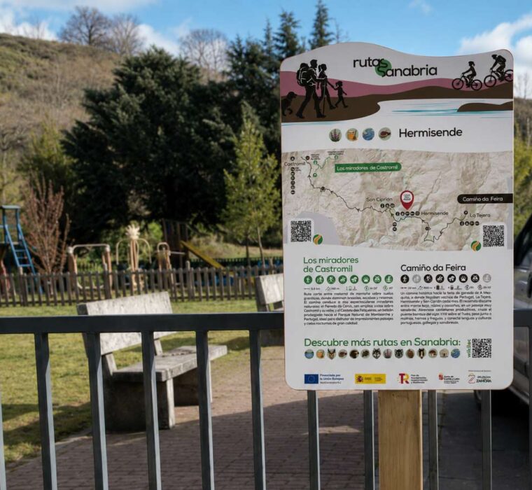 Diseño de cartel turístico de rutas