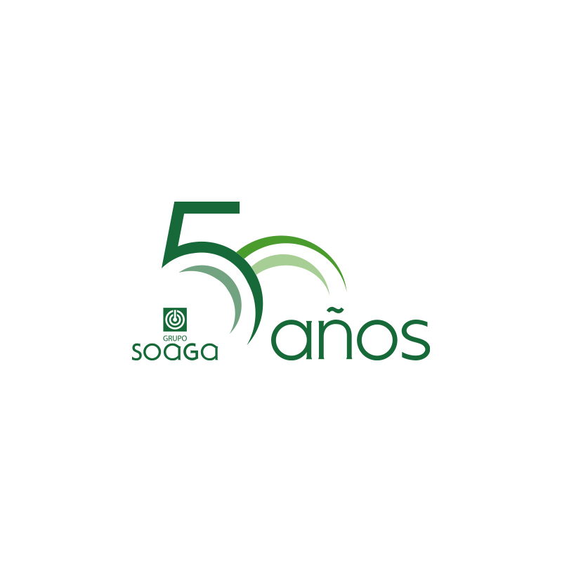 diseño de imagen conmemorativa, diseño de imagen 50 aniversario empresa grupo soaga