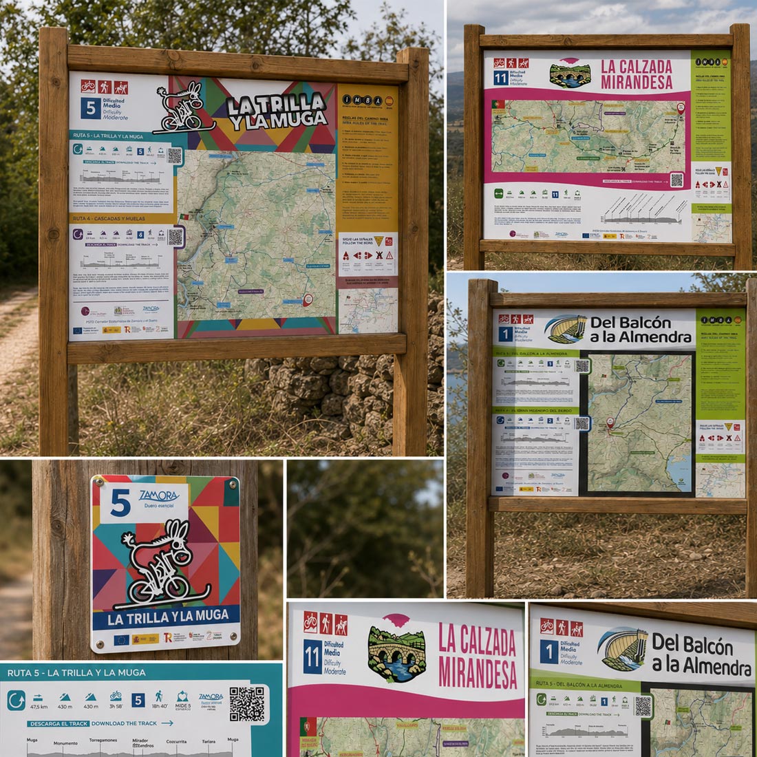 Diseño de señalización turística para rutas de Zamora y el Duero