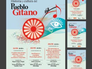 Diseño de cartelería para el ciclo de conferencias "Historia y cultura del Pueblo Gitano"