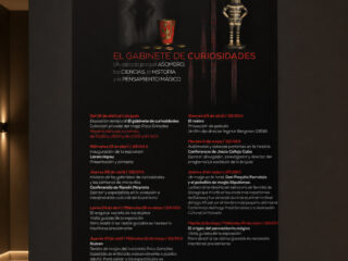 Diseño de cartelería para la exposición "El Gabinete de Curiosidades"