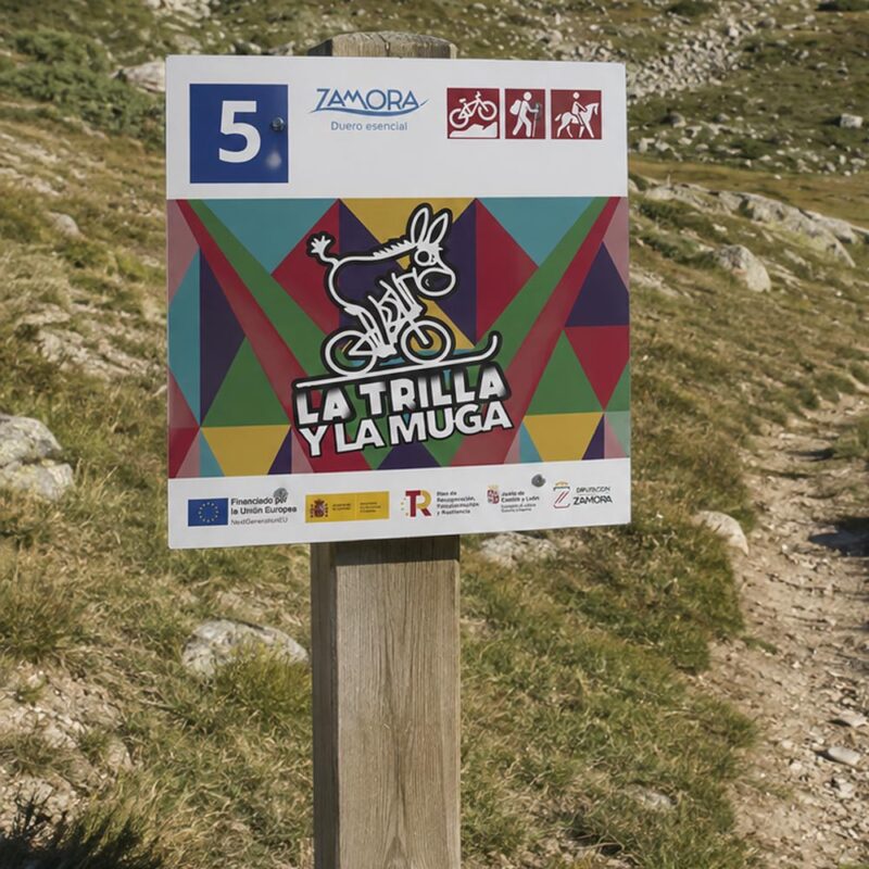 Diseño gráfico y señalización de la ruta La Trilla y la Muga