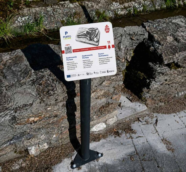 Placas interpretativas del proyecto turístico Porto en Clave