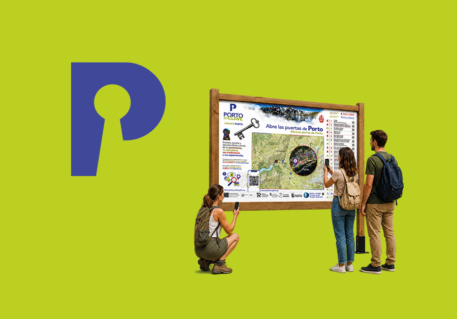 Placas interpretativas del proyecto turístico Porto en Clave